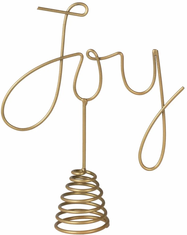 Decoratiune de Craciun GOLD JOY 21 cm, aurie