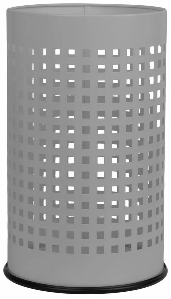 Alda Coș de gunoi Officer perforat 18 l, gri, 18 l