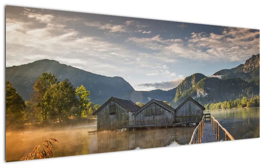Tablou cu lac (120x50 cm)