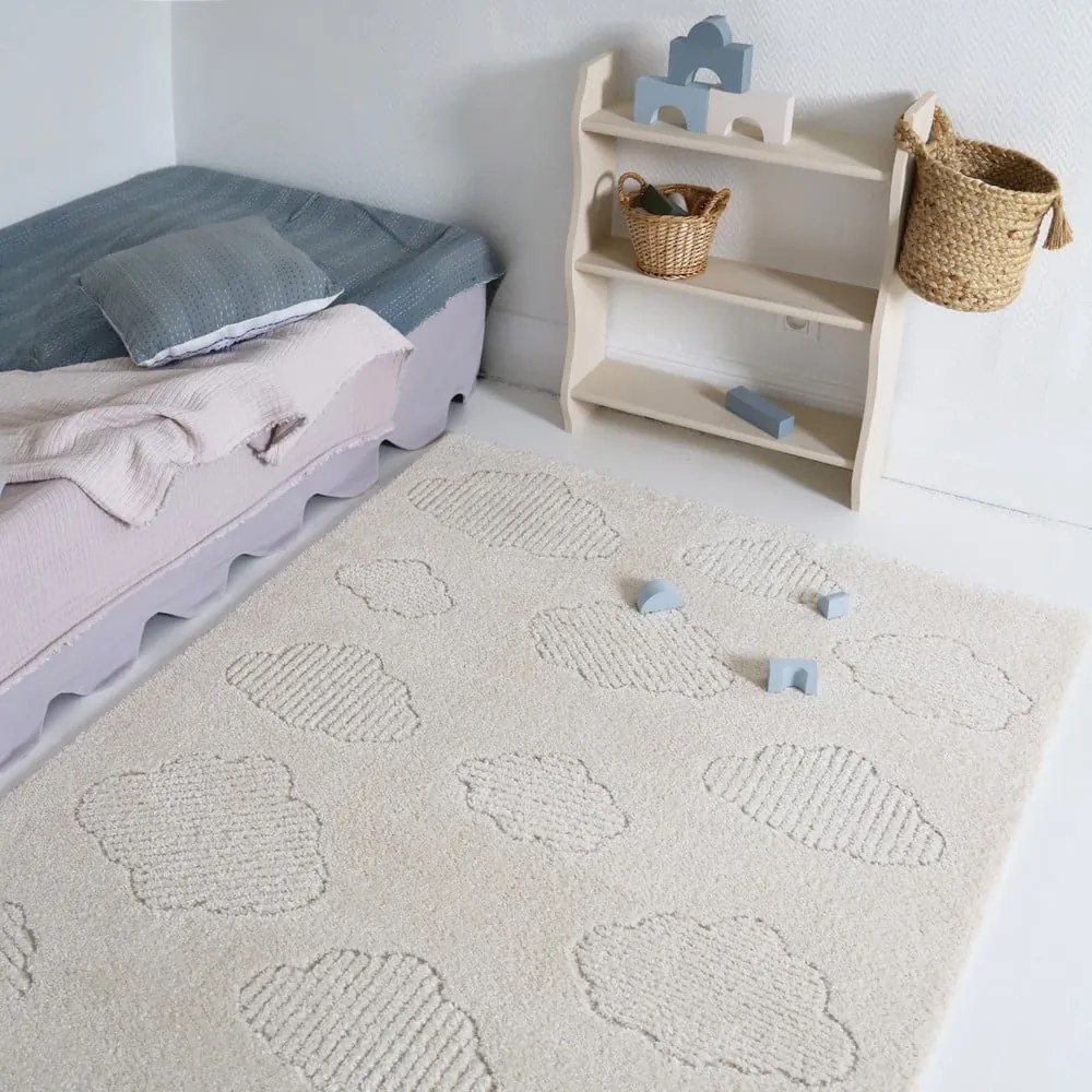 Covor pentru copii crem 140x200 cm Nouby M – Nattiot