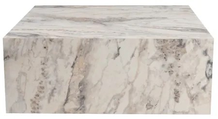 Masă de cafea PRIZMA, 35 x 90 cm, decor marmură