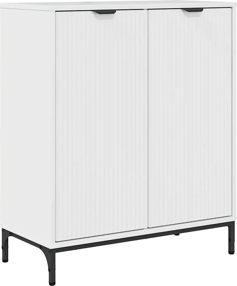 vidaXL Bufet Alb lucios 69,5 x 33 x 82 cm Lemn compozit