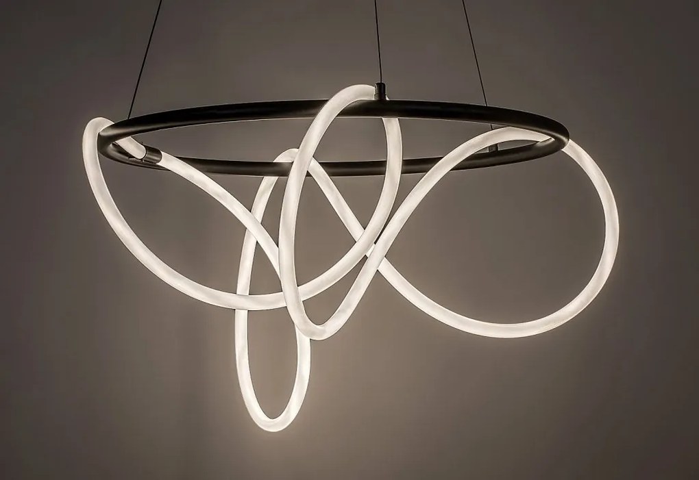Lustra LED suspendata design modern Montema