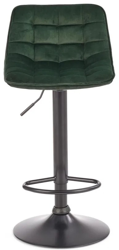 Scaun de bar H95 velvet verde