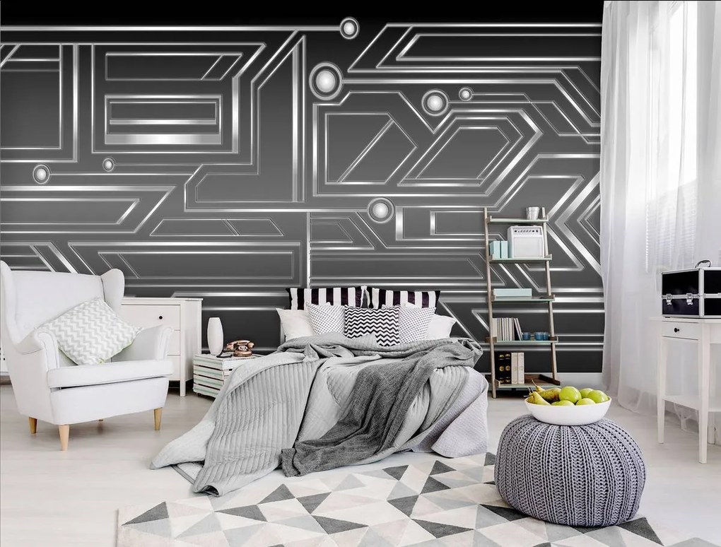 Fototapet - Geometrie - abstact (254x184 cm)