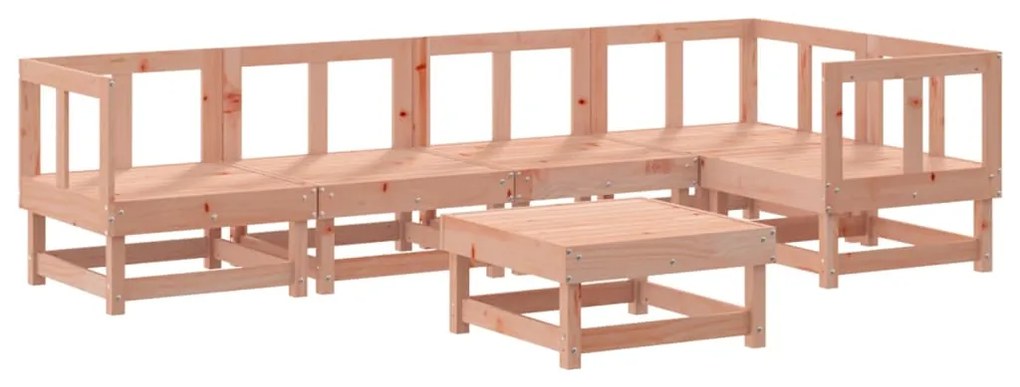 3186450 vidaXL Set mobilier relaxare grădină, 6 piese, lemn masiv Douglas