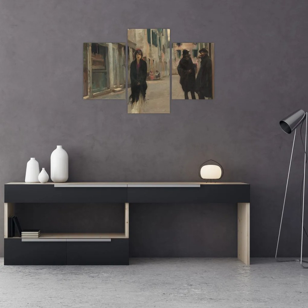 Tablou - John Singer Sargent, Street in Venice, reproducere (90x60 cm)