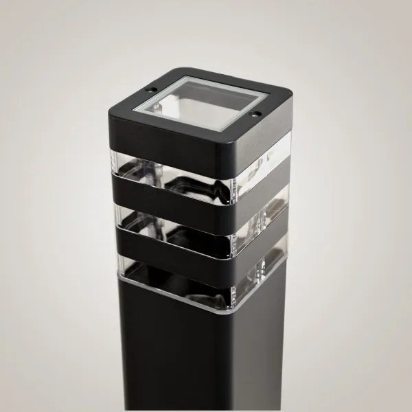 Lampă de exterior SANTA 1xE27/60W/230V, 50 cm, IP54, negru
