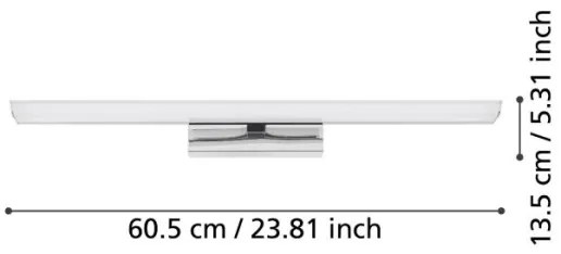 Eglo 900019 - LED RGBW iluminat baie reglabil 15,6W/230V IP44