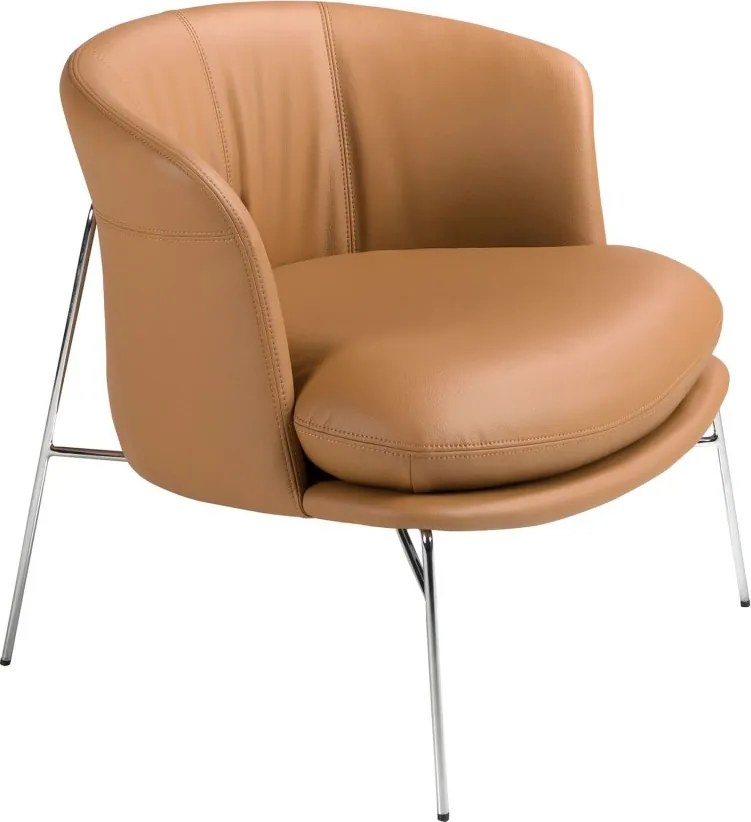 Fotoliu LUX design italian, Piele Sintetica Maro