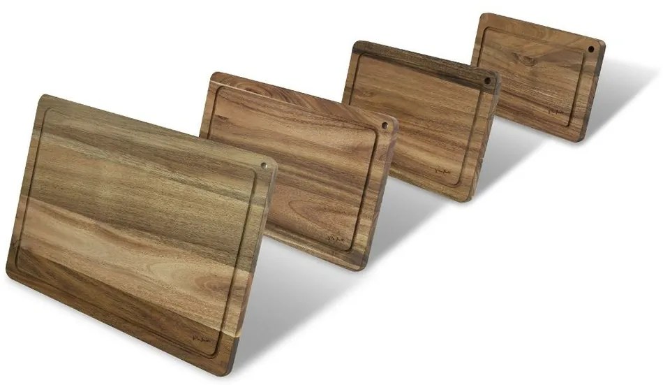Placă de tăiat din acacia Lamart LT2145, 28 x 20cm