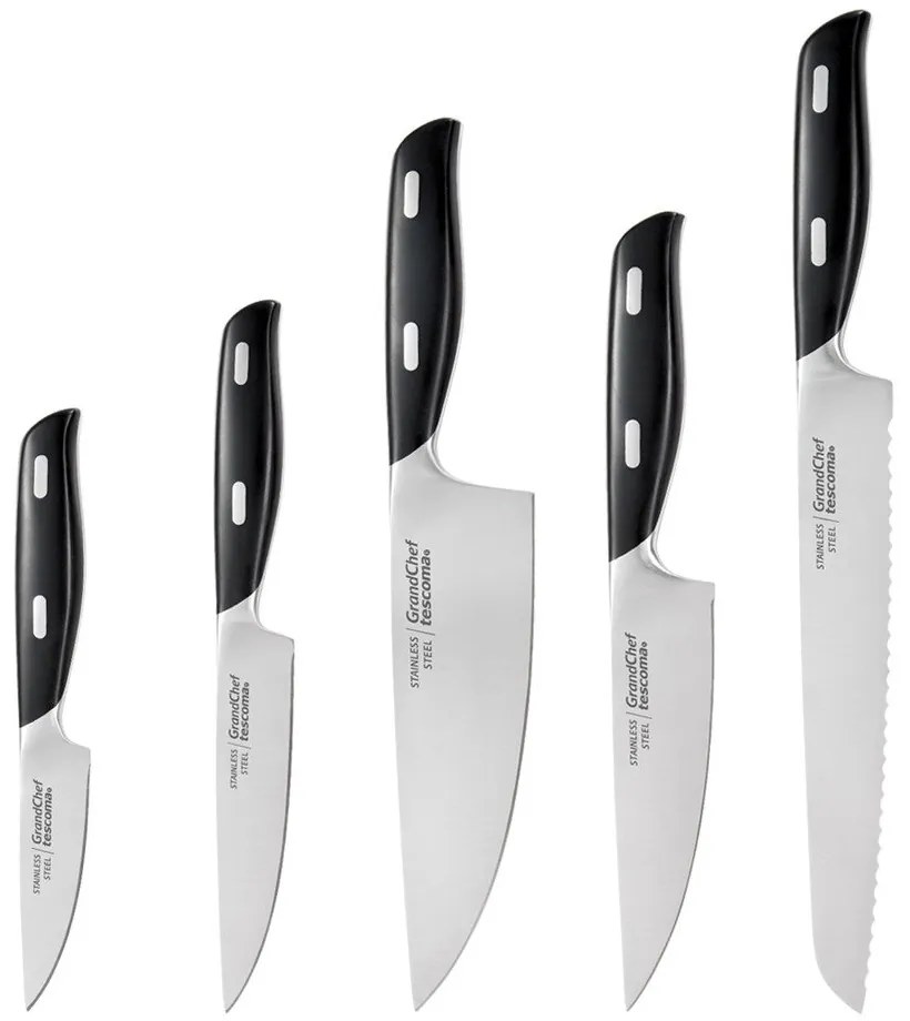 Set de cuțite cu suport 5 buc. GrandChef – Tescoma