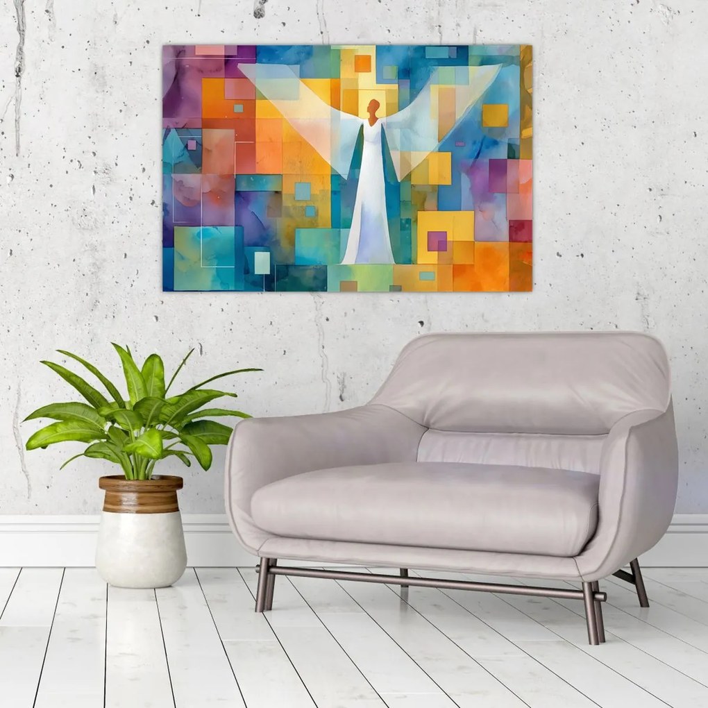 Tablou - Înger geometric (90x60 cm)