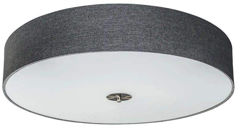 Plafonieră rustică gri 70 cm - Drum Jute