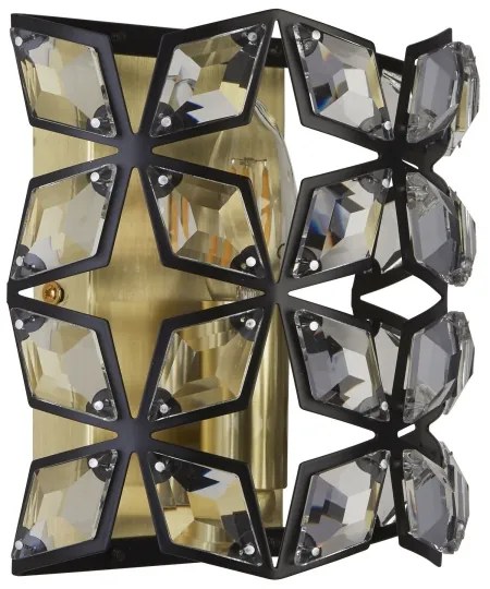 Aplică Searchlight 59811-1BSB IRIS 1xE14/60W/230V alamă