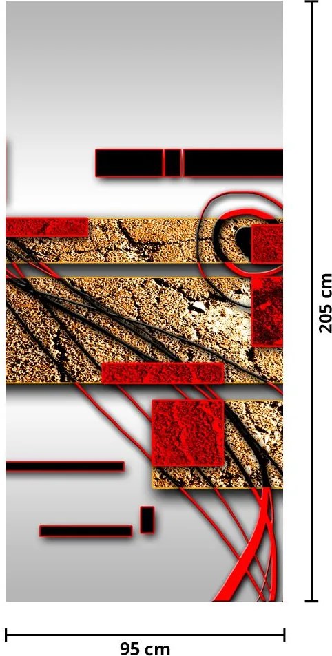 Fototapet pentru ușă - Abstract (95x205cm)