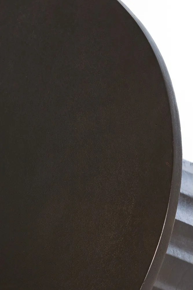 Măsuță auxiliară rotundă din metal ø 60 cm Veglia – Light &amp; Living