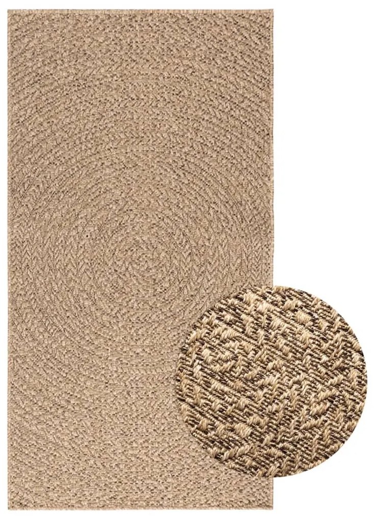 vidaXL Covor ZIZUR aspect iută, 80x150 cm, pentru interior și exterior