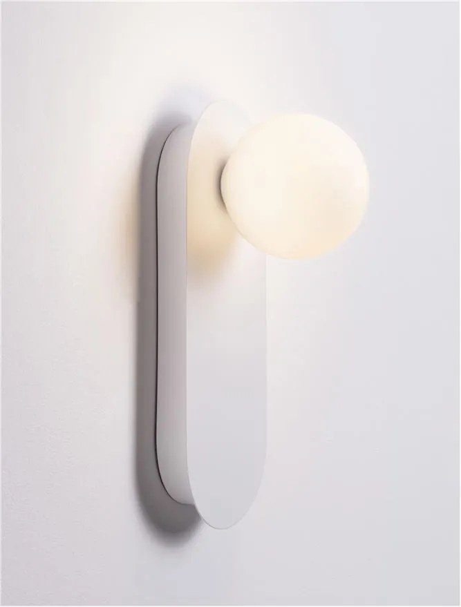 Aplica de perete design modern Blob alb