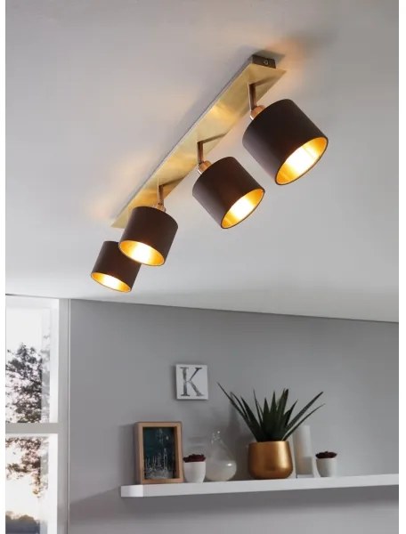 Eglo 97539 - Lampă spot VALBIANO 4xE14/10W/230V