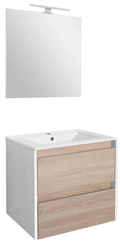 Porto Prime 60 complet stejar alb-sonoma