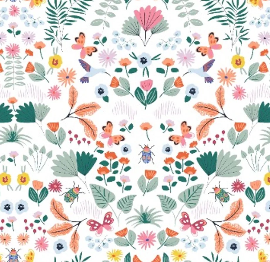 Cearsaf din bumbac pentru patut copii LUNETTA colorat 110x160 cm