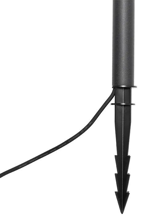 Spot modern pe pichet negru cu LED inclus IP54 - Skyf