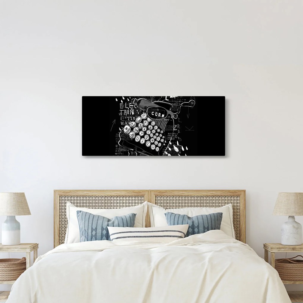 Tablou - Desen în stilul lui Banksy (120x50 cm)