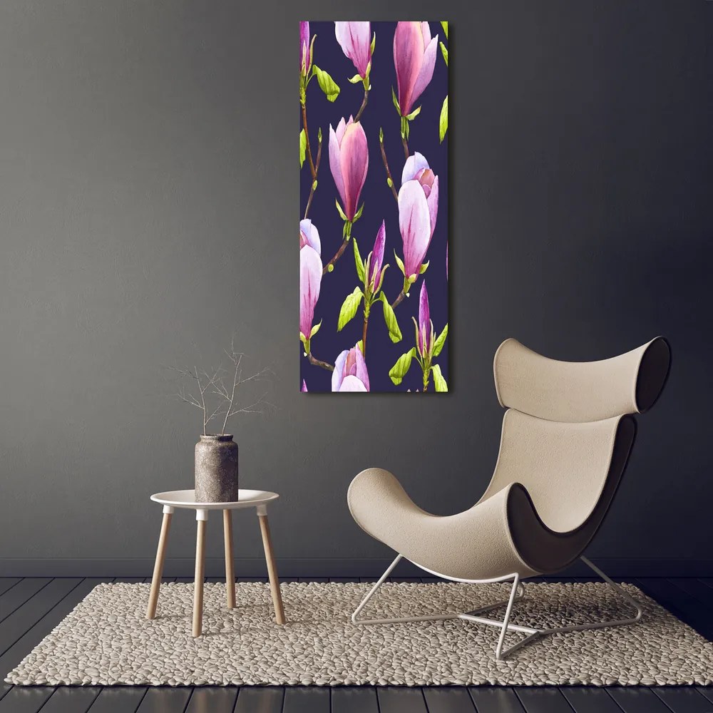 Tablou Printat Pe Sticlă Magnolie