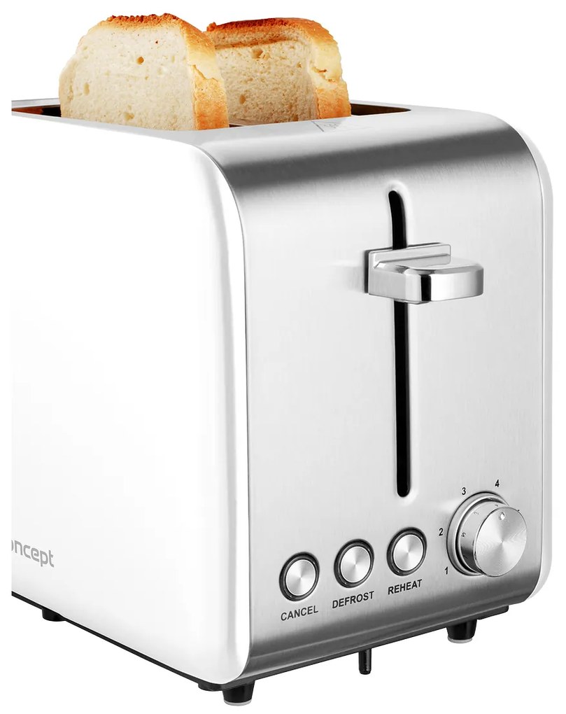 Toaster Concept TE2051, alb