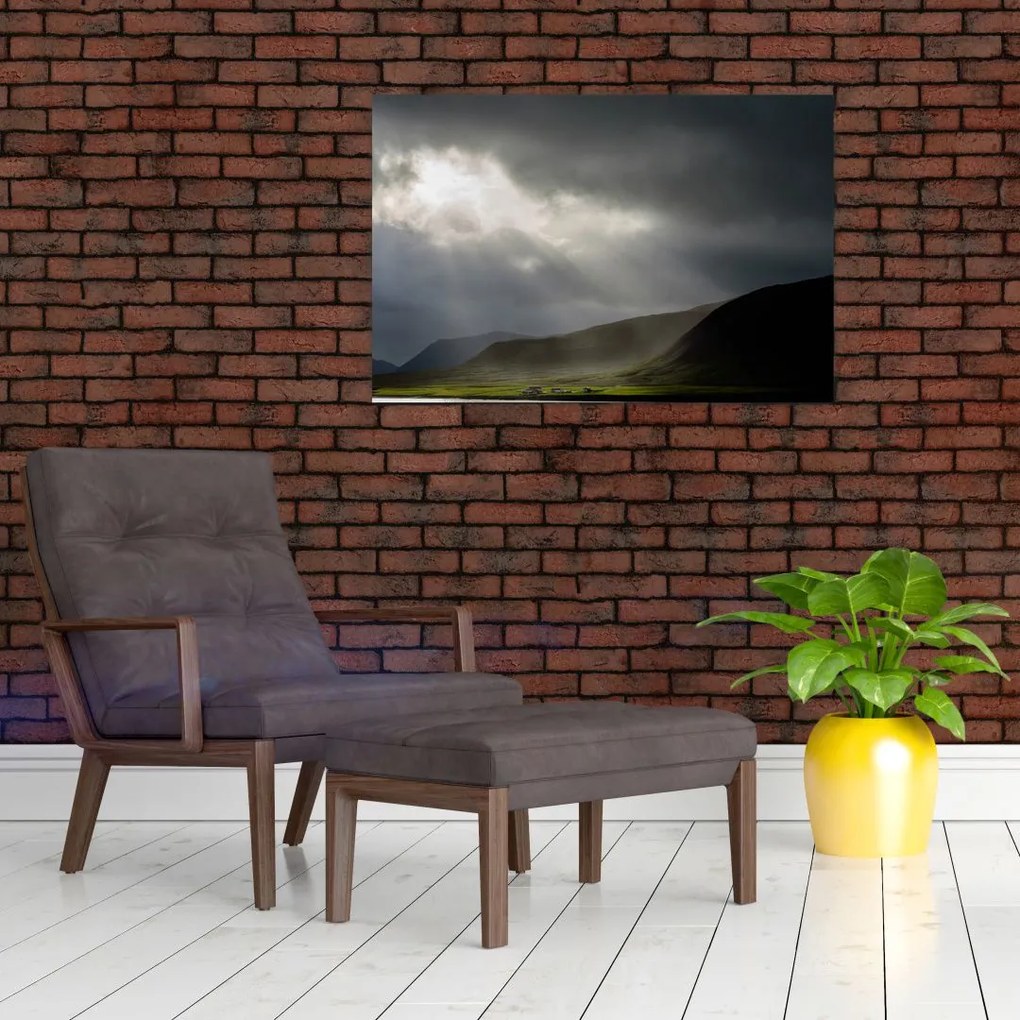 Tablou cu furtuna în apropiere (90x60 cm)