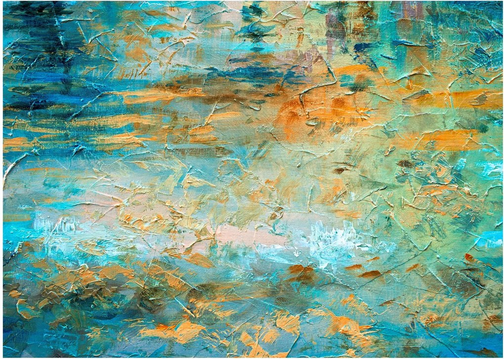 Tablou - Abstract albastru (70x50 cm)