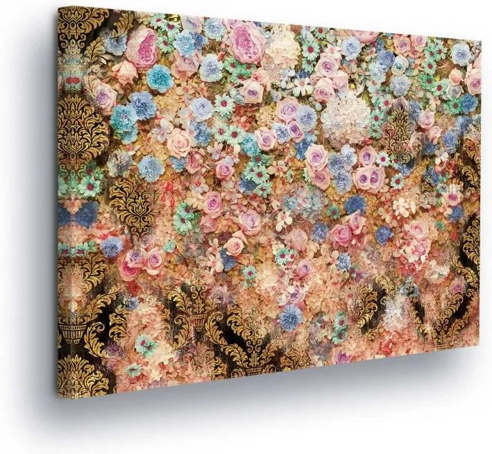 GLIX Tablou - Pastel Flowers II 80x60 cm