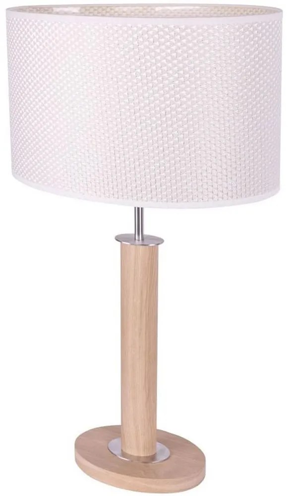 Spot-Light 7017400211524 - Lampă de masă MERCEDES 1xE27/40W/230V stejar