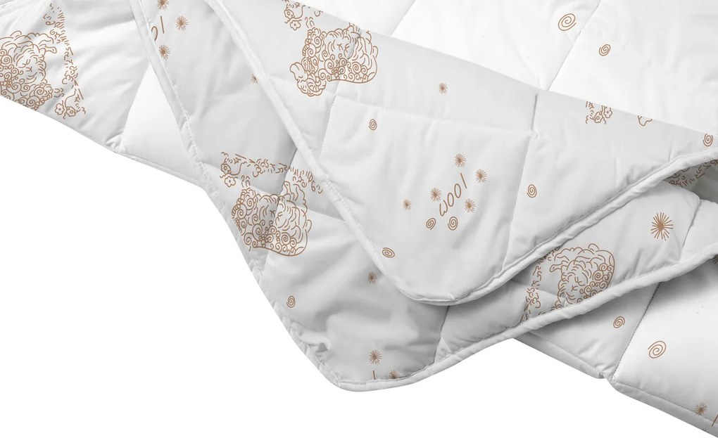 Pilota Alcam Lana Merino ALB, 180x200 cm, 350g/mp