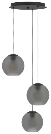 Lustră pe cablu Eglo 390213 ARANGONA 3xE27/40W/230V gri