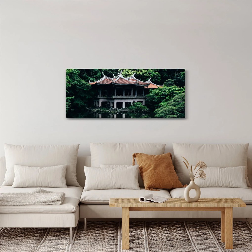 Tablou cu grădina japoneză națională (120x50 cm)