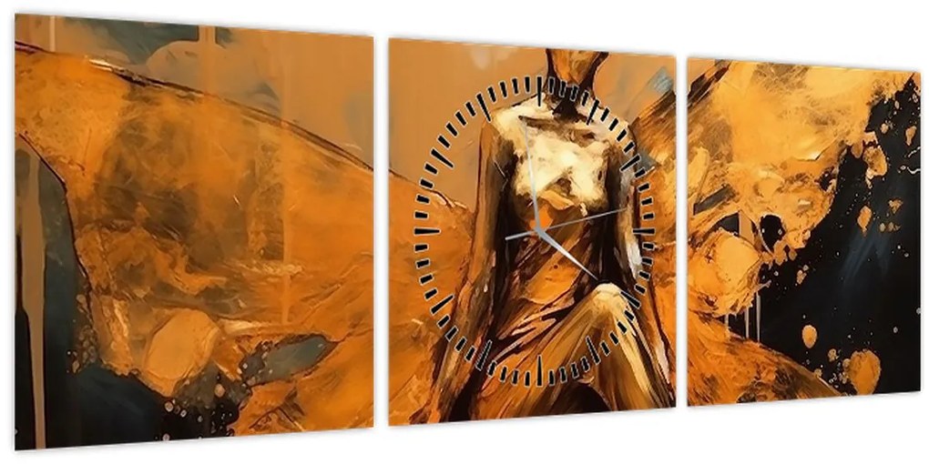Tablou - Abstracție de o zână (cu ceas) (90x30 cm)