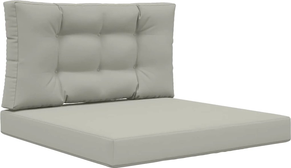 vidaXL Perna pentru canapea de exterior 2 pcs Gri Poliester