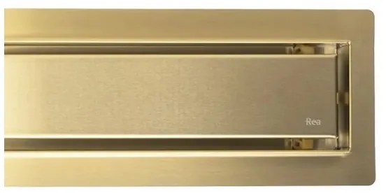 REA-G2703 - Rigolă de scurgere NEOX PRO, 80 cm, oțel inoxidabil, auriu periat