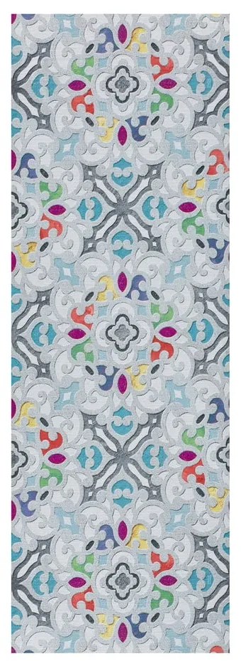 Covor tip traversă albastru lavabil 52x200 cm Ricci Valentina – Universal