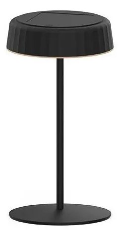 Lampă de masă LED solară reîncărcabilă, reglabilă VIVIEN, 3W/5V, 2700K, IP54, negru