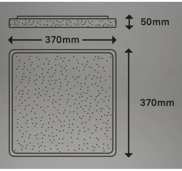 Plafonieră LED LINO LED/24W/230V crom mat Briloner 3749-414