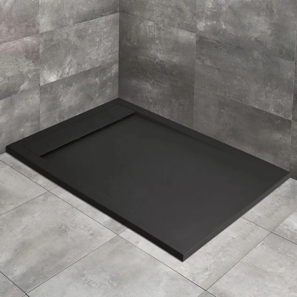 Cadita dus compozit dreptunghiulara Radaway Teos F 100x90 cm alb