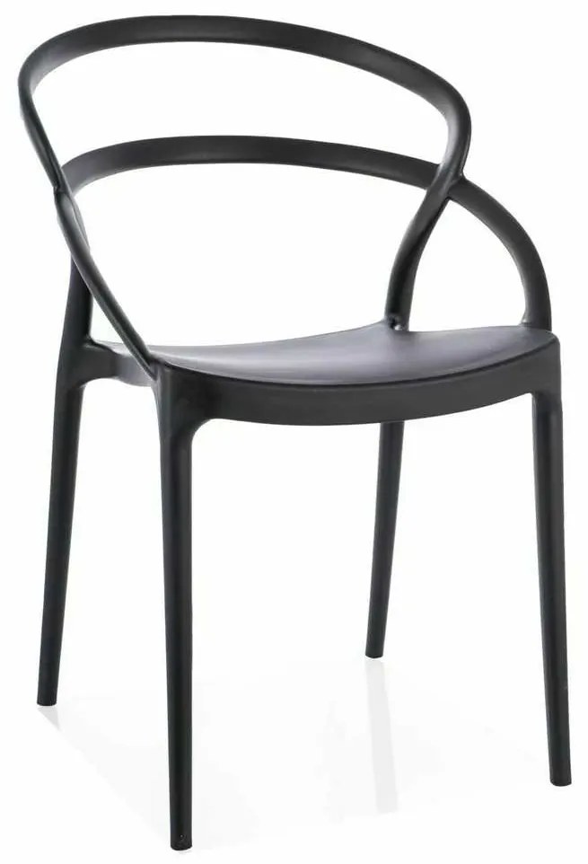 Scaun de bucătărie Onbela, negru