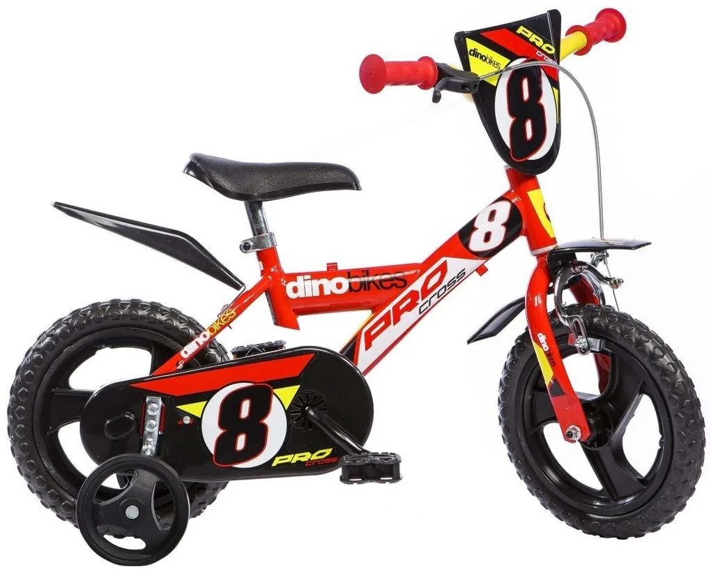 BICICLETA COPII - PRO CROSS 12" - DINO BIKES (123GLN-06)