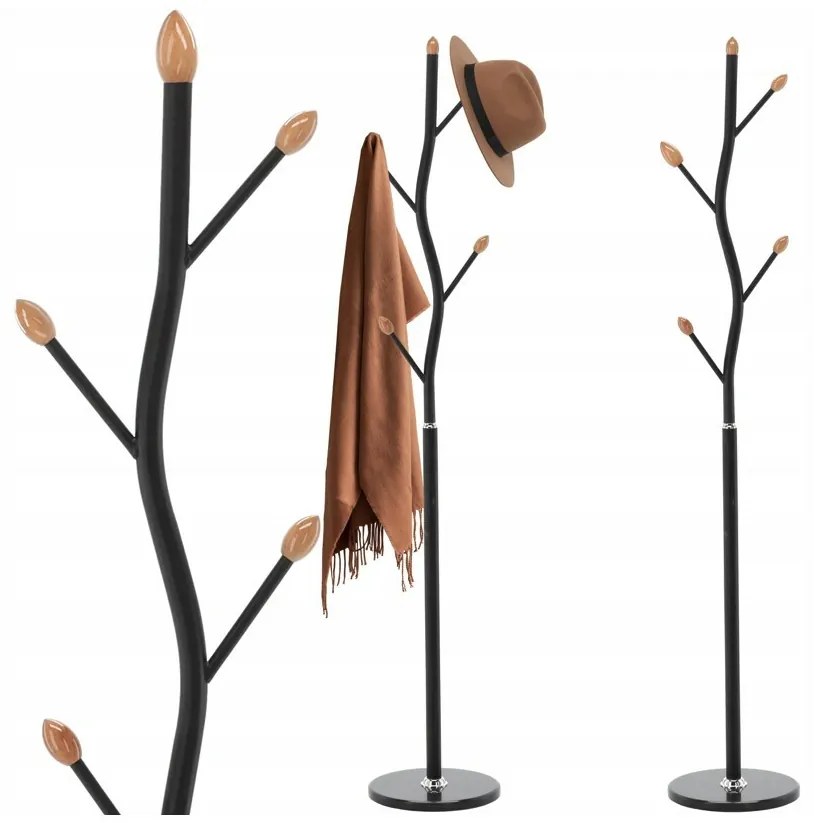 Suport pentru haine Aldotrade BUNGUND170 cm, negru