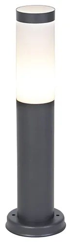 Lampă de stâlp gri antracit 45 cm IP44 - Rox