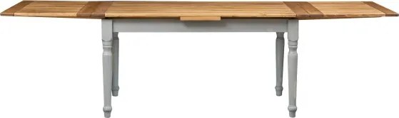 Masa extensibila, L160(290) 90 H80 cm, natur gri antic, lemn masiv