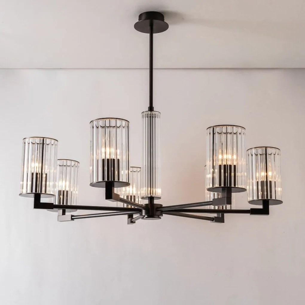 Candelabru design modern ARIA titan periat